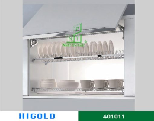 Kệ chén Higold 2 tầng âm tủ inox 304 – 401011 - 1