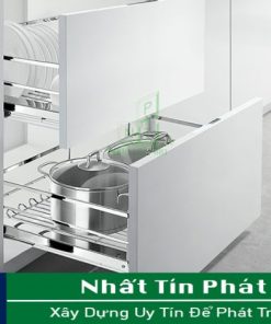 Kệ xoong nồi diamond ray giảm chấn Higold inox 304 – 301511