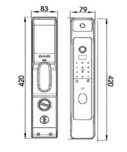 Khóa nhận diện khuôn mặt DEMAX SL928 PB tiêu chuẩn Đức - 22 Khóa nhận diện khuôn mặt DEMAX SL928 PB tiêu chuẩn Đức - 21