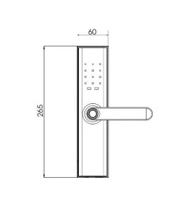 Khóa thông minh DEMAX SL266 BN tiêu chuẩn Đức - 26 Khóa thông minh DEMAX SL266 BN tiêu chuẩn Đức - 25