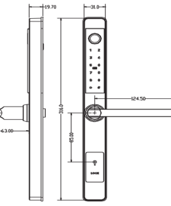 KHÓA VÂN TAY KASSLER KL-599CB - 6 KASSLER KL-599CB