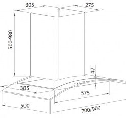 MÁY HÚT MÙI GIOVANI GH-7501 EG - 6 GIOVANI GH-7501 EG