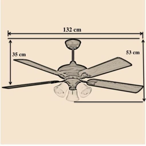 Quạt trần Classic AB 3L Mr Vũ Fan - 9