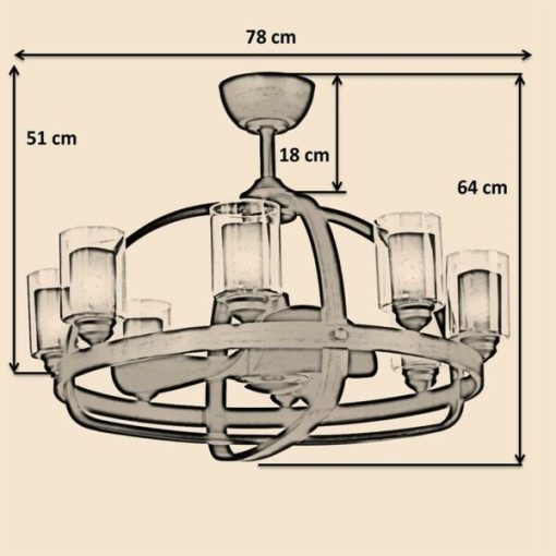 Quạt trần Crown Mr Vũ Fan - 9