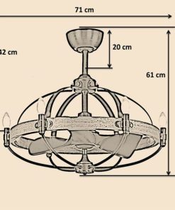 Quạt trần Monalisa Mr Vũ Fan - 11