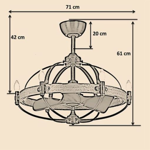 Quạt trần Monalisa Mr Vũ Fan - 5