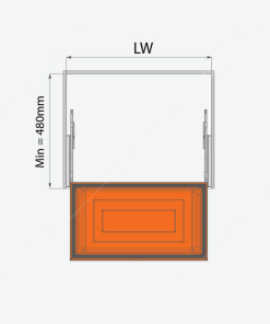 Ngăn kéo để đồ Garis GW06.8R - 10 Ngăn kéo để đồ Garis GW06.8R - 9