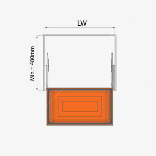 Ngăn kéo để đồ Garis GW06.9R - 3