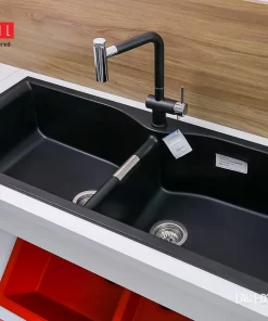 CHẬU RỬA CHÉN CARYSIL LAC1-03/NERA (ĐEN) - 7 CARYSIL LAC1-03/NERA