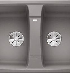 CHẬU RỬA BÁT BLANCO LEXA 8 - 524962 ALUMETALLIC - HƠI THỞ MỚI TINH TẾ VÀ HIỆN ĐẠI