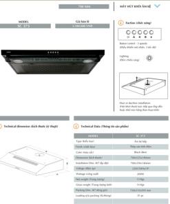 Sanko-Máy hút khói âm kệ SC 373 - 5