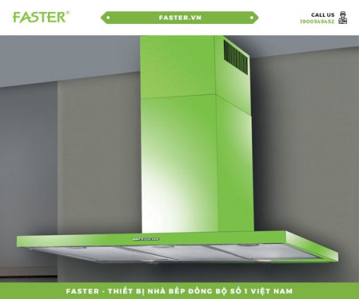 Máy hút mùi – gắn tường FASTE Quatrolux Green - 1