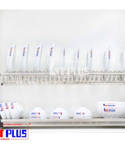 Giá bát đĩa cố định 2 tầng chữ V KIT PLUS DK12.90