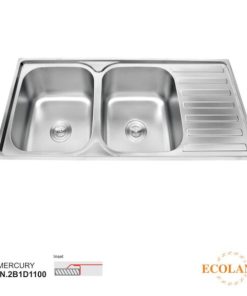 Bồn rửa chén Ecoland MERCURY IN.2B1D1100