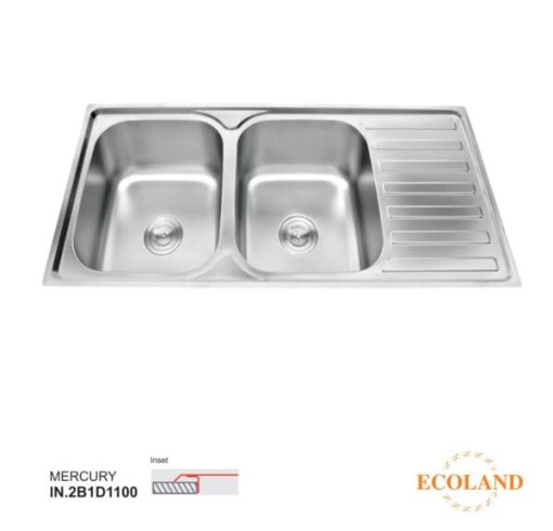 Bồn rửa chén Ecoland MERCURY IN.2B1D1100 - 1