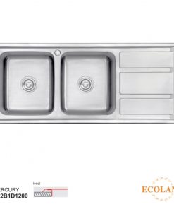 Bồn rửa chén Ecoland MERCURY IN.2B1D1200