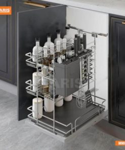 GIÁ ĐỂ DAO THỚT, GIA VỊ, CHAI LỌ NAN QUẢ TRÁM GARIS MM02.30V