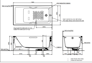 Bồn tắm chân yếm TOTO PAY1525HVC#W/TVBF411 - 5