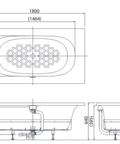 Bồn tắm TOTO PKL 1820 - 5