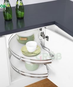 MÂM XOAY 180 INOX SUS304 NAN DẸT ĐÁY MELAMIN Grob