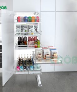 Tủ đồ khô xoay nan dẹt inox 304 Grob