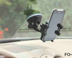 Cariny - Chân để điện thoại di động hút chân không,có tăng chỉnh rộng hẹp 444301-2528