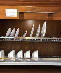 Cariny - Giá đựng bát đĩa inox sợi, lắp tủ trên DISIOLA GB29