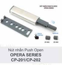Cariny - Nút nhấn từ (Push - Open) OPERA SERIES CP-201 / CP-202