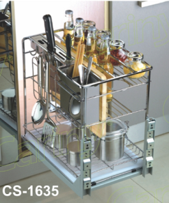 Cariny - Kệ dao thớt inox sợi CS-1635