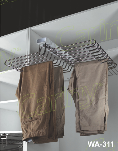 Cariny - Móc treo quần áo lắp trần tủ (loại đôi) WA-311 - 1