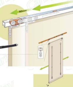 Cariny - Bánh xe cửa lùa có giảm chấn SDU-HDC