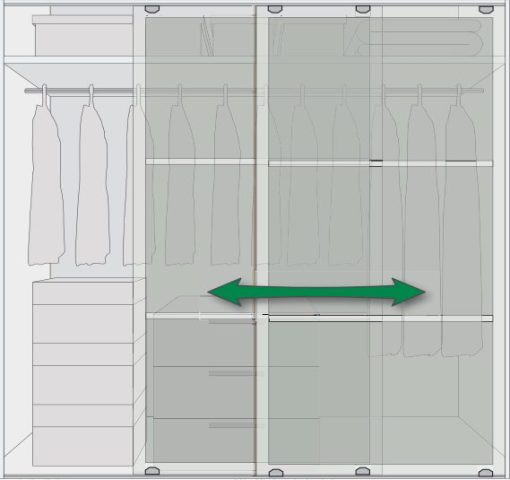 Cariny - Bánh xe cửa lùa 1 cánh, không giảm chấn SRT-2 - 1