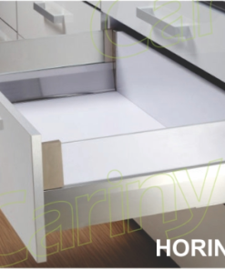 Cariny - Ray hộp nhôm mạ inox mờ, có vách kính (ngăn vừa) HORINA SA3/450