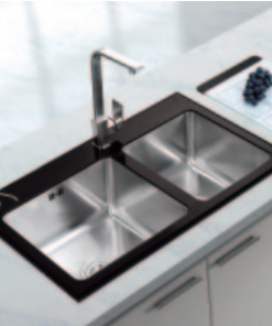 Cariny - Chậu inox mặt kính SG2902