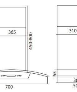 Máy Hút Mùi Giovani G-7304RS - 24 Máy Hút Mùi Giovani G-7304RS - 23