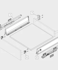 RAY HỘP GARIS TANDEMBOX GT01.50 - 8 RAY HỘP GARIS TANDEMBOX GT01.50 - 7