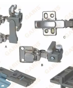 RAY TRƯỢT CỬA LÙA CÁNH GẬP GARIS – GR68 - 10 RAY TRƯỢT CỬA LÙA CÁNH GẬP GARIS – GR68 - 9