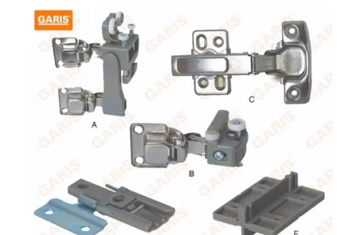 RAY TRƯỢT CỬA LÙA CÁNH GẬP GARIS – GR68 - 5