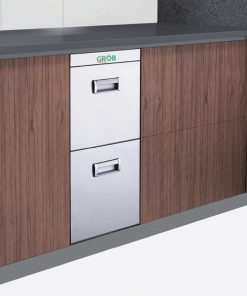 Thùng Gạo Mặt Gương 2 Ngăn Grob