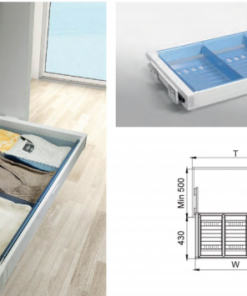 Rổ đựng quần áo giảm chấn Higold – 703185