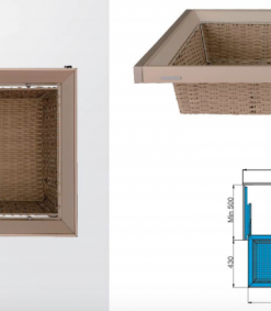 Rổ đựng quần áo giảm chấn Higold – 703341G