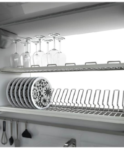 Kệ chén Higold 2 tầng âm tủ inox 304 – 401151