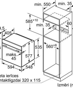 LÒ NƯỚNG ÂM TỦ BOSCH HBG672BS1 SERI 8 NHẬP KHẨU ĐỨC - 13