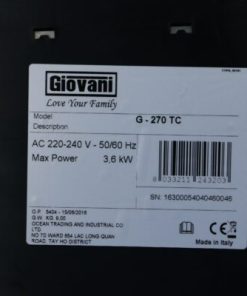 Bếp Từ Giovani G-270TC - 30 Bếp Từ Giovani G-270TC - 29