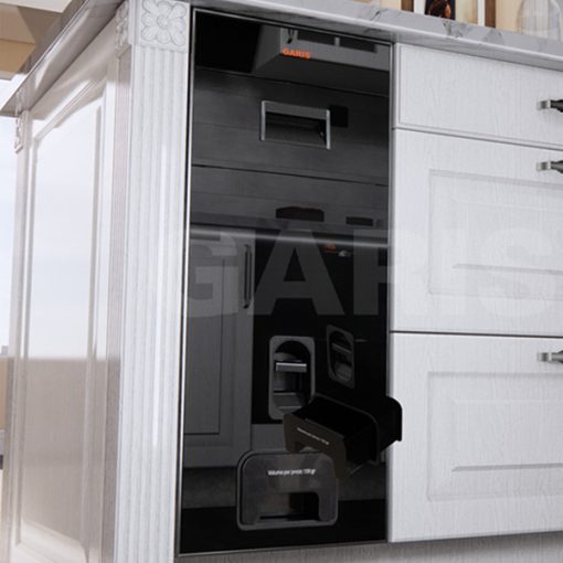 THÙNG GẠO MẶT KÍNH ĐEN 12KG GARIS GR06.25B - 5