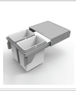 Thùng rác 2 ngăn Higold inox – 306083