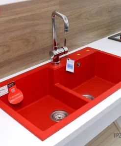 CHẬU RỬA CHÉN CARYSIL TIP2-05/RED (ĐỎ) - 7 CARYSIL TIP2-05/RED