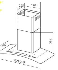 Máy Hút Mùi Giovani G-90 Cristal - 24 Máy Hút Mùi Giovani G-90 Cristal - 23
