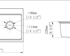 Chậu Rửa Chén Đá Nhân Tạo 2 Hộc CREAVE G-T7846E - 12 Chậu Rửa Chén Đá Nhân Tạo 2 Hộc CREAVE G-T7846E - 11
