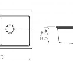 Chậu Rửa Chén Đá Nhân Tạo 2 Hộc CREAVE G-T8650G - 9